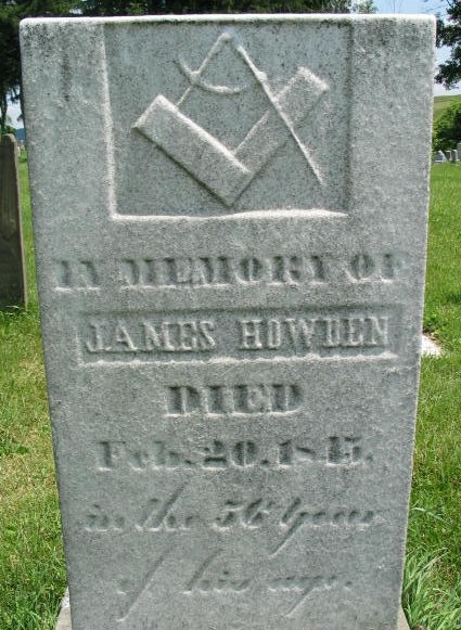 James Howden tombstone